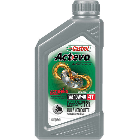 Castrol Actevo 4T 10W-40 Motorcycle Oil – product image 1 – MAK Group Lebanon