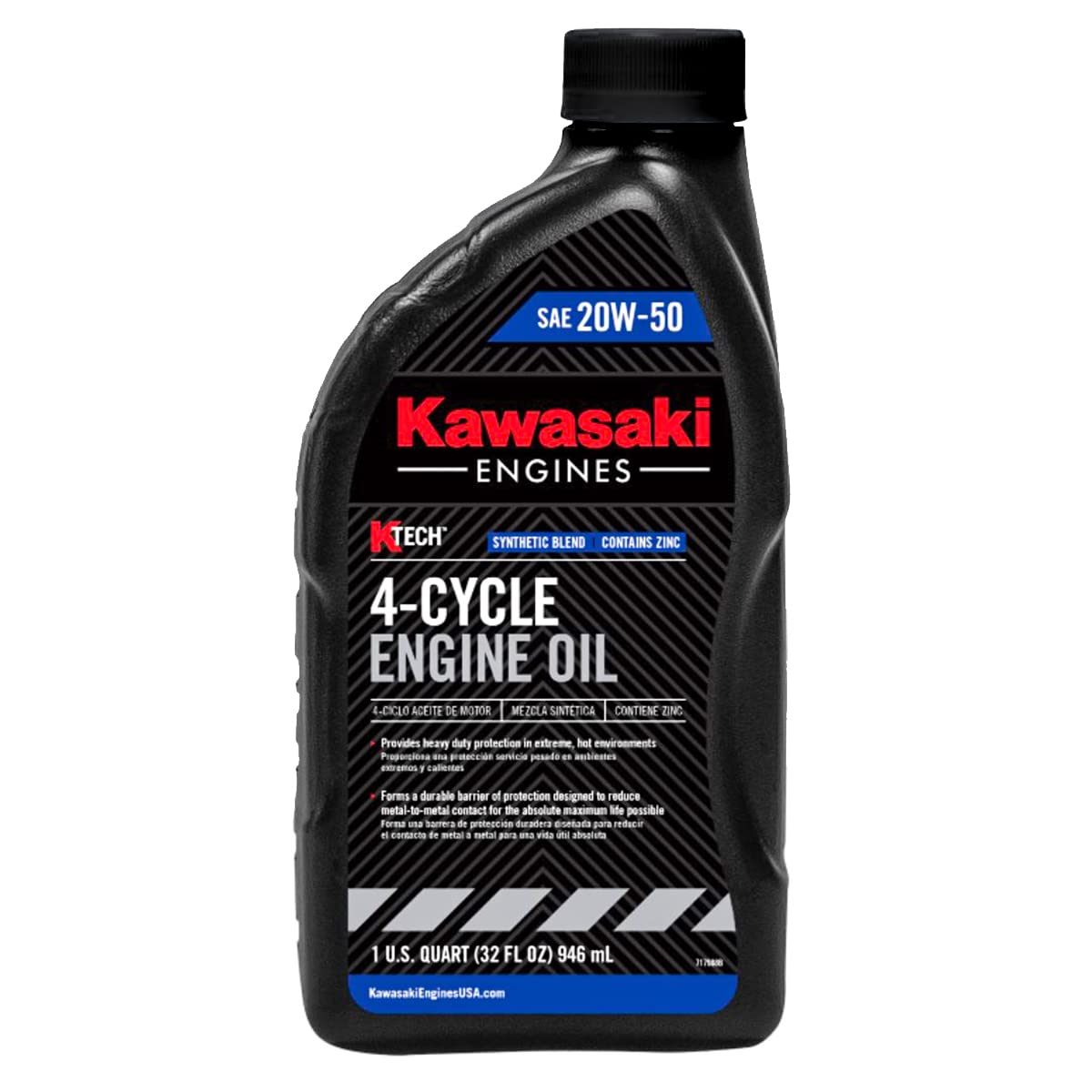 Kawasaki 99969-6504 SAE 20W-50 Synthetic Blend Engine Oil