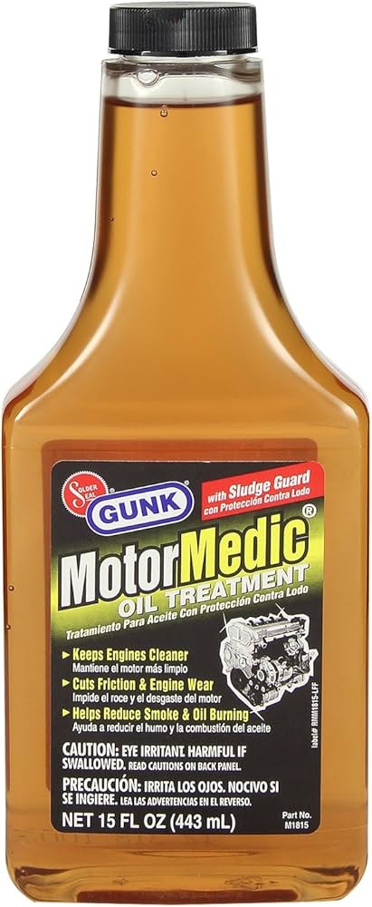 Gunk Premium Oil Treatment with Sludge Guard & Stop Leak