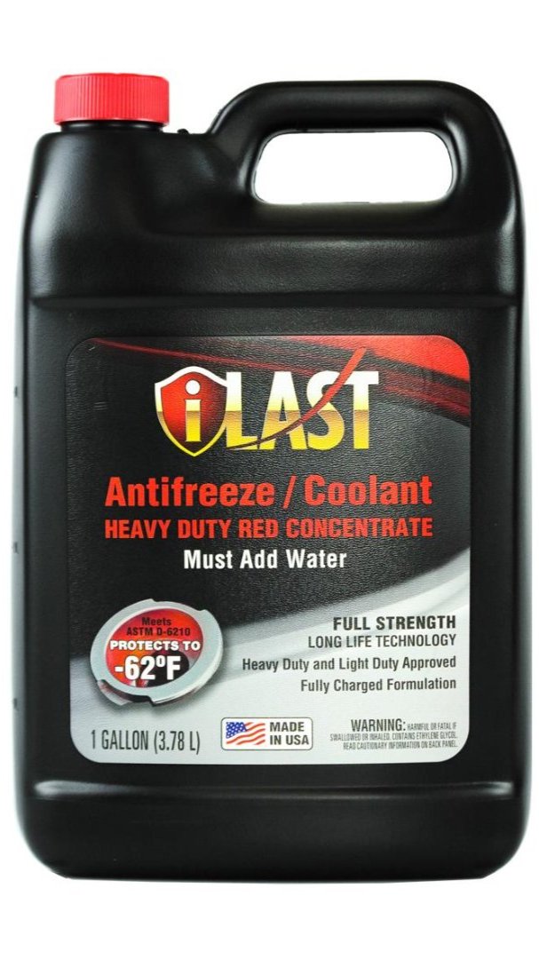 I LAST HEAVY DUTY RED ANIFREEZ 1 US GAL