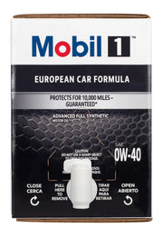 Mobil 1 FS European Car Formula 0W-40 Full Synthetic Motor Oil – product packaging