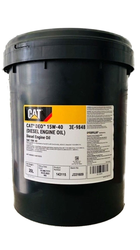 Cat DEO 15W-40 CI-4 diesel engine oil 20L pail