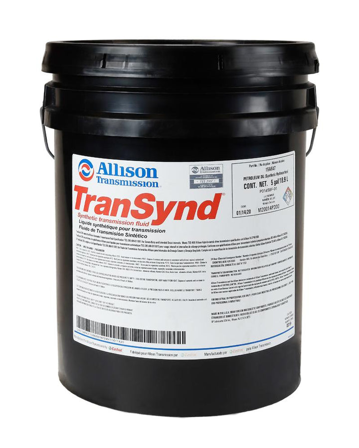 Allison TranSynd synthetic transmission fluid TES 295 5 gallon pail Lebanon