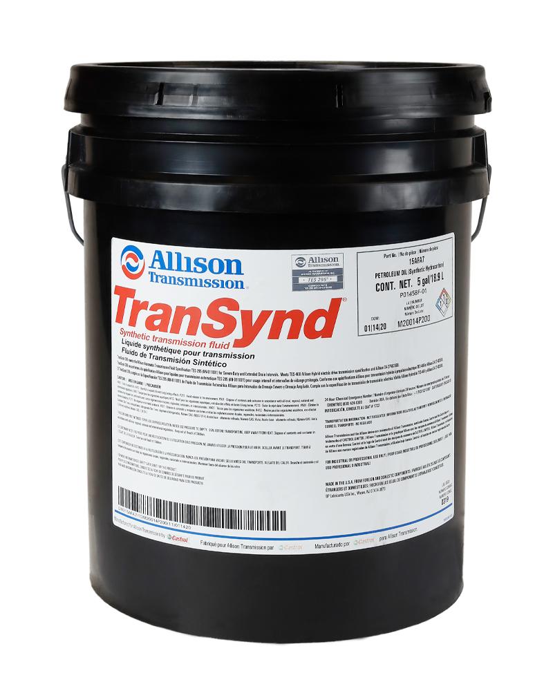 Allison TranSynd synthetic transmission fluid TES 295 5 gallon pail Lebanon