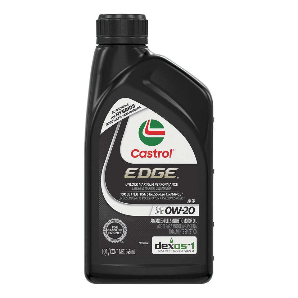 Castrol EDGE 0W-20 Advanced Full Synthetic Motor Oil 1 Quart
