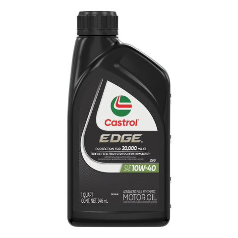Castrol EDGE 10W-40 Advanced Full Synthetic Motor Oil 1 Quart