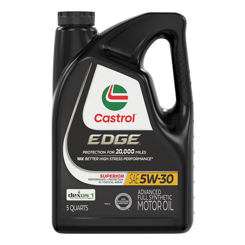 Castrol EDGE 5W-30 Full Synthetic Motor Oil – 5 Quarts