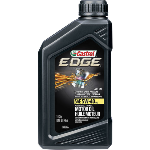 Castrol EDGE 5W-40 Advanced Full Synthetic Motor Oil 1 Quart