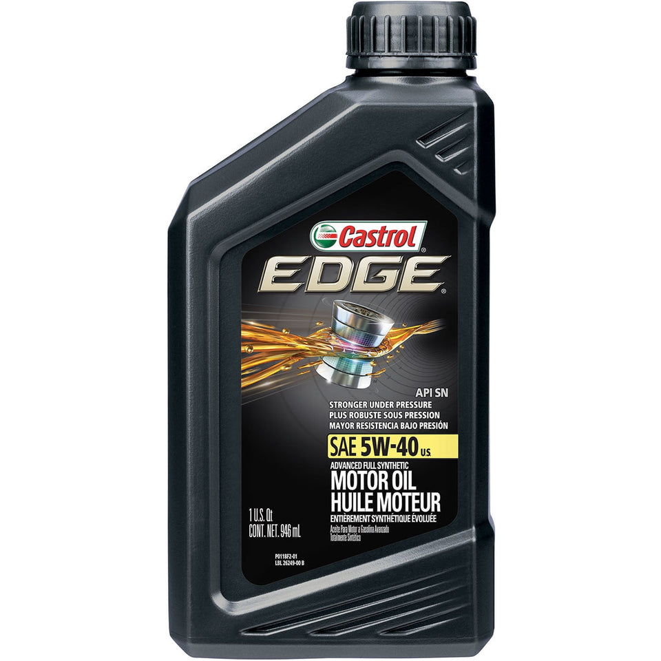 Castrol EDGE 5W-40 Advanced Full Synthetic Motor Oil 1 Quart
