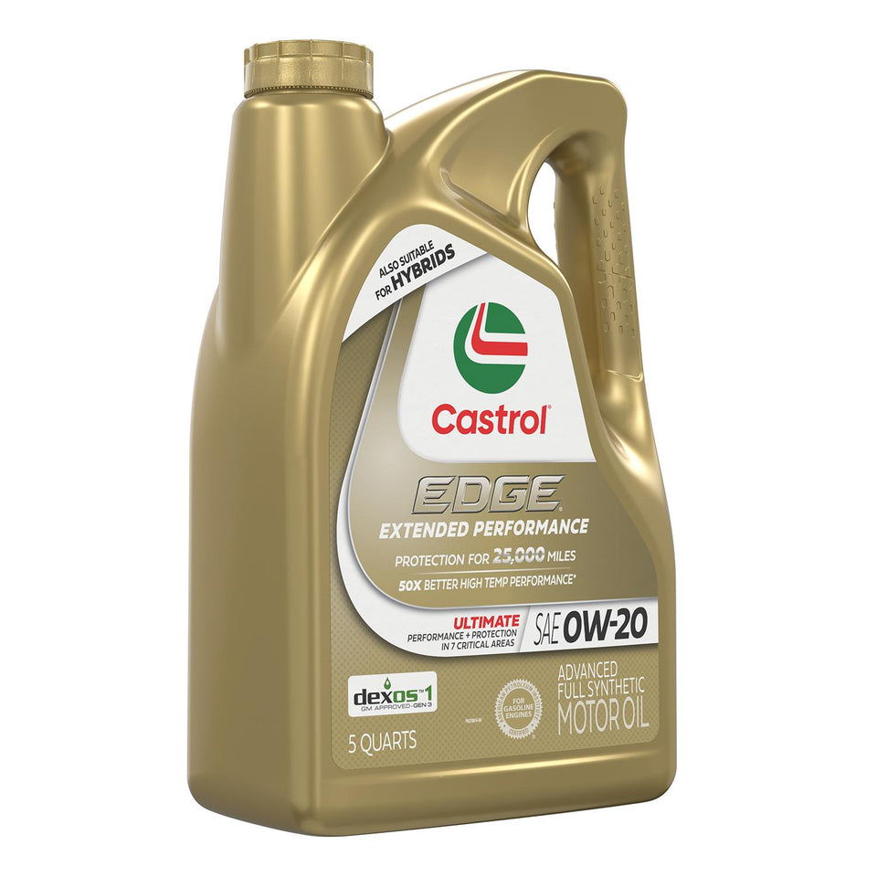 Castrol EDGE Extended Performance 0W-20 full synthetic motor oil 5 quart Lebanon