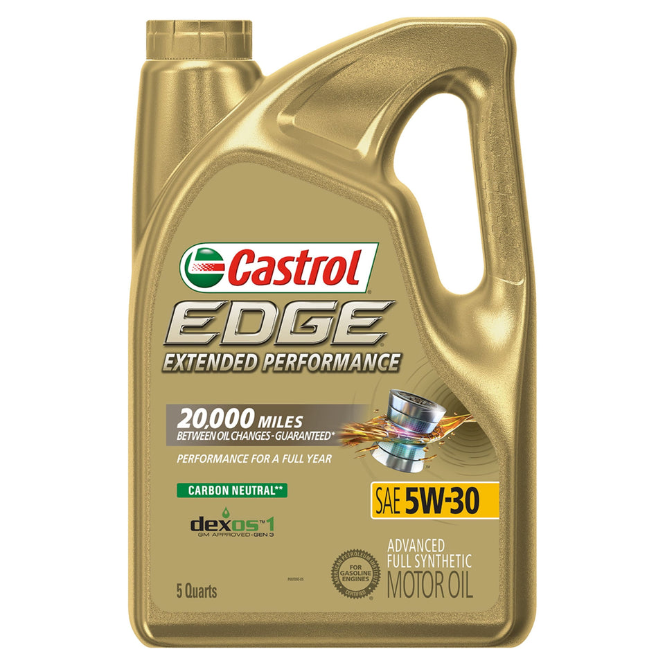 Castrol EDGE Extended Performance 5W-30 full synthetic motor oil 5 quart Lebanon