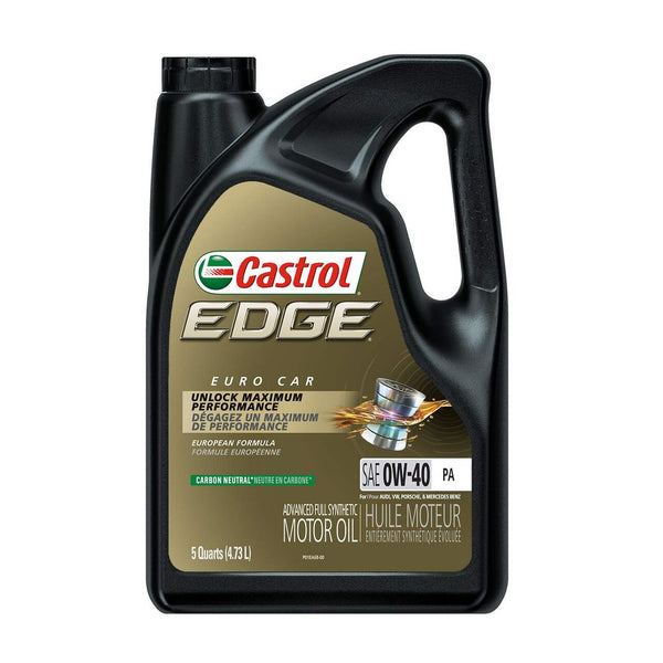 Castrol EDGE High Mileage 0W-40 Full Synthetic