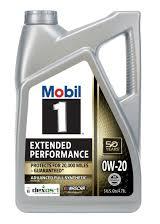 Mobil 1 Extended Performance 0W-20 Full Synthetic Motor Oil