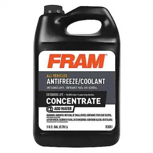 FRAM All Vehicles Antifreeze Coolant Concentrate 1 Gallon