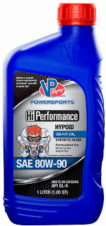 VP Racing Hi-Performance SAE 80W-90 (GL5) Hypoid Gear Oil