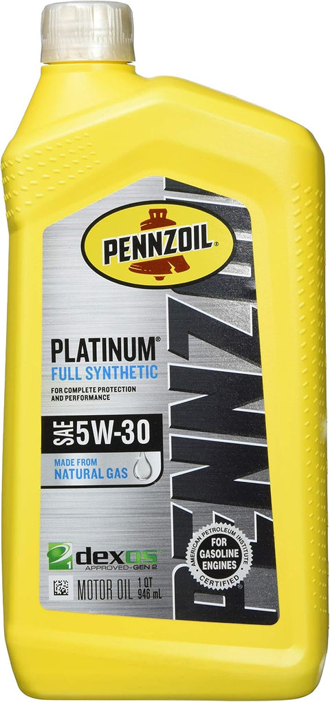 Pennzoil Platinum Full Synthetic 5W-30 dexos1 motor oil 1 quart Lebanon