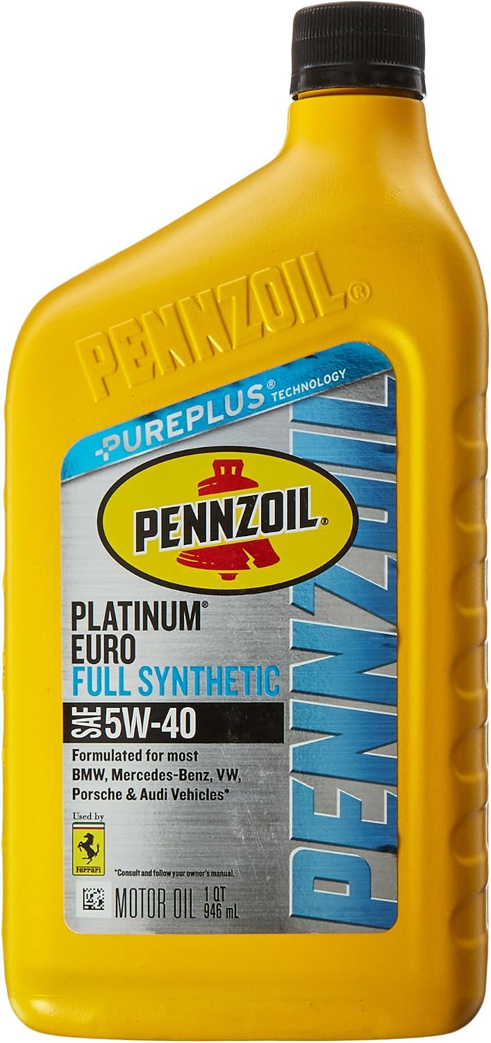 Pennzoil Platinum Euro Full Synthetic 5W-40 motor oil 1 quart Lebanon