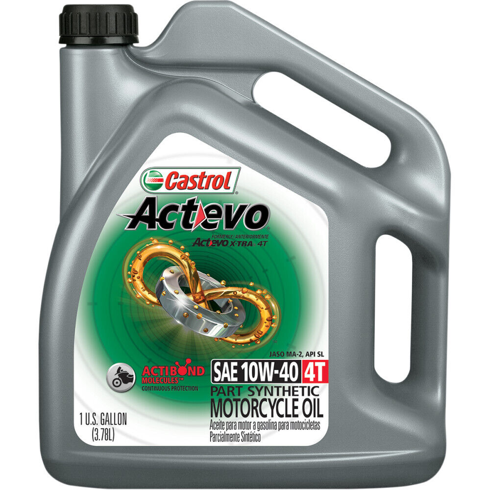 Castrol Actevo 4T 10W-40 Part Synthetic Motorcycle Oil