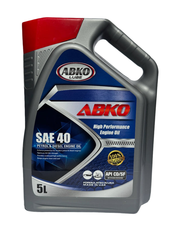 ABKO SAE 40 Engine Oil – API CD/SF