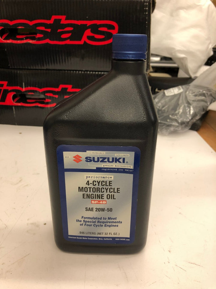 Suzuki 4-Cycle Motorcycle Engine Oil SAE 20W-50 1 quart Lebanon