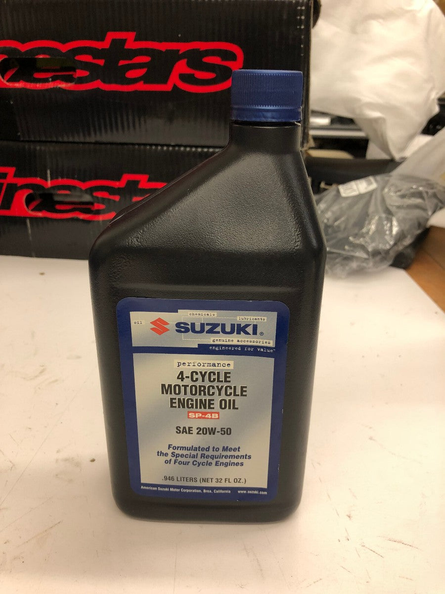 Suzuki 4-Cycle Motorcycle Engine Oil SAE 20W-50 1 quart Lebanon