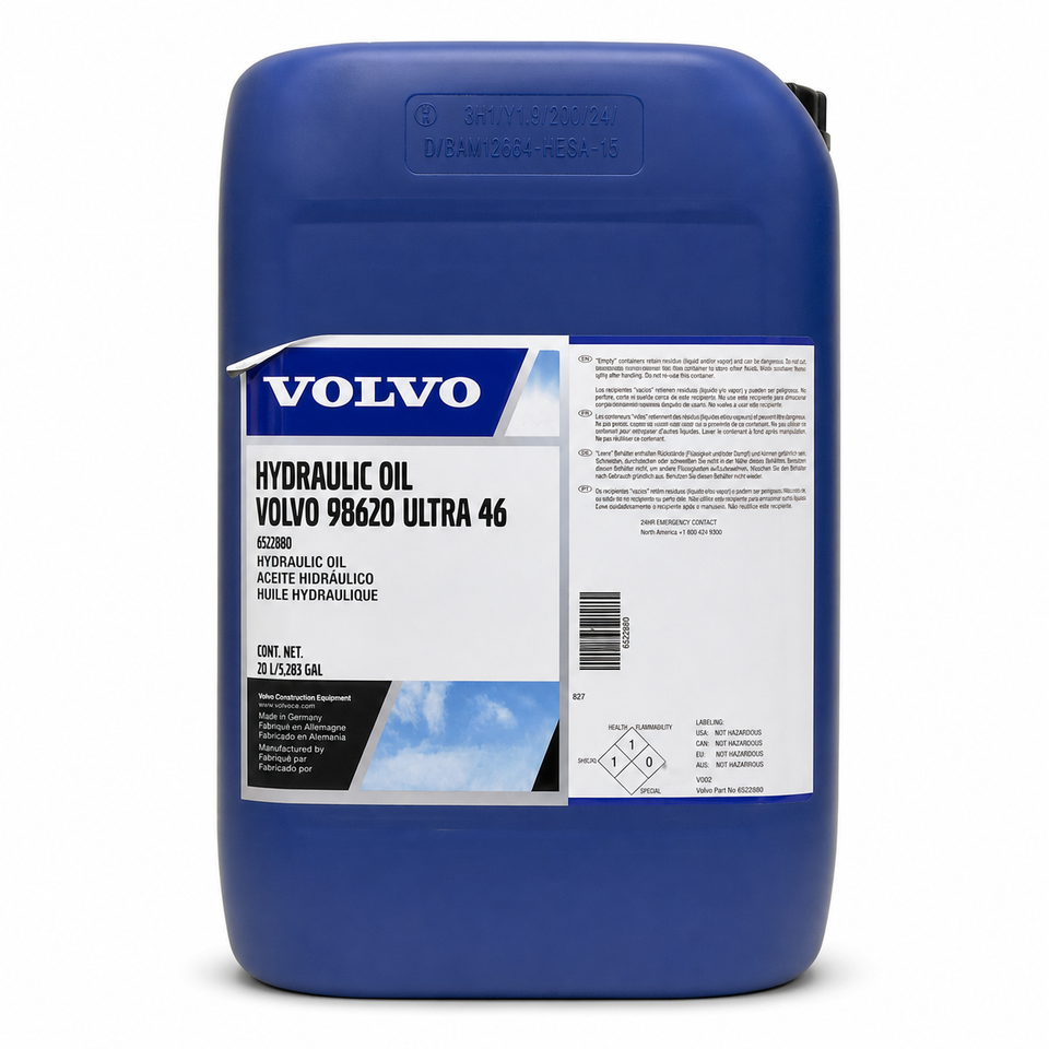 Volvo Hydraulic Oil 98620 Ultra 46 genuine 20L container Lebanon